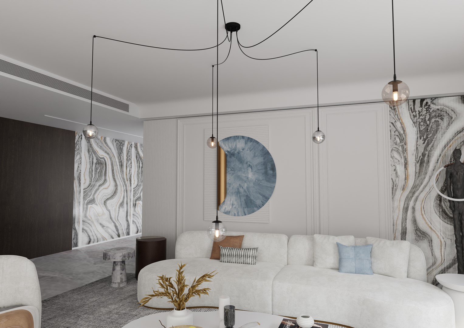 Hanglamp Kleilvor Zwart Ø14 cm - Afbeelding 5