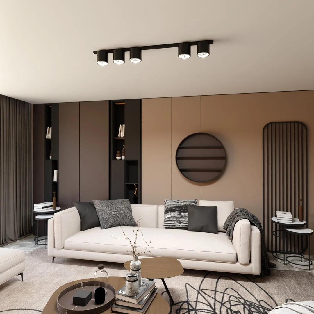 Plafondlamp Maaldena Zwart - Afbeelding 6