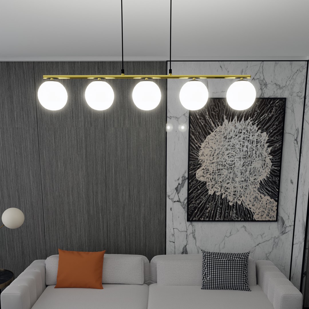 Hanglamp Gauloro Zwart Ø14 cm - Afbeelding 6