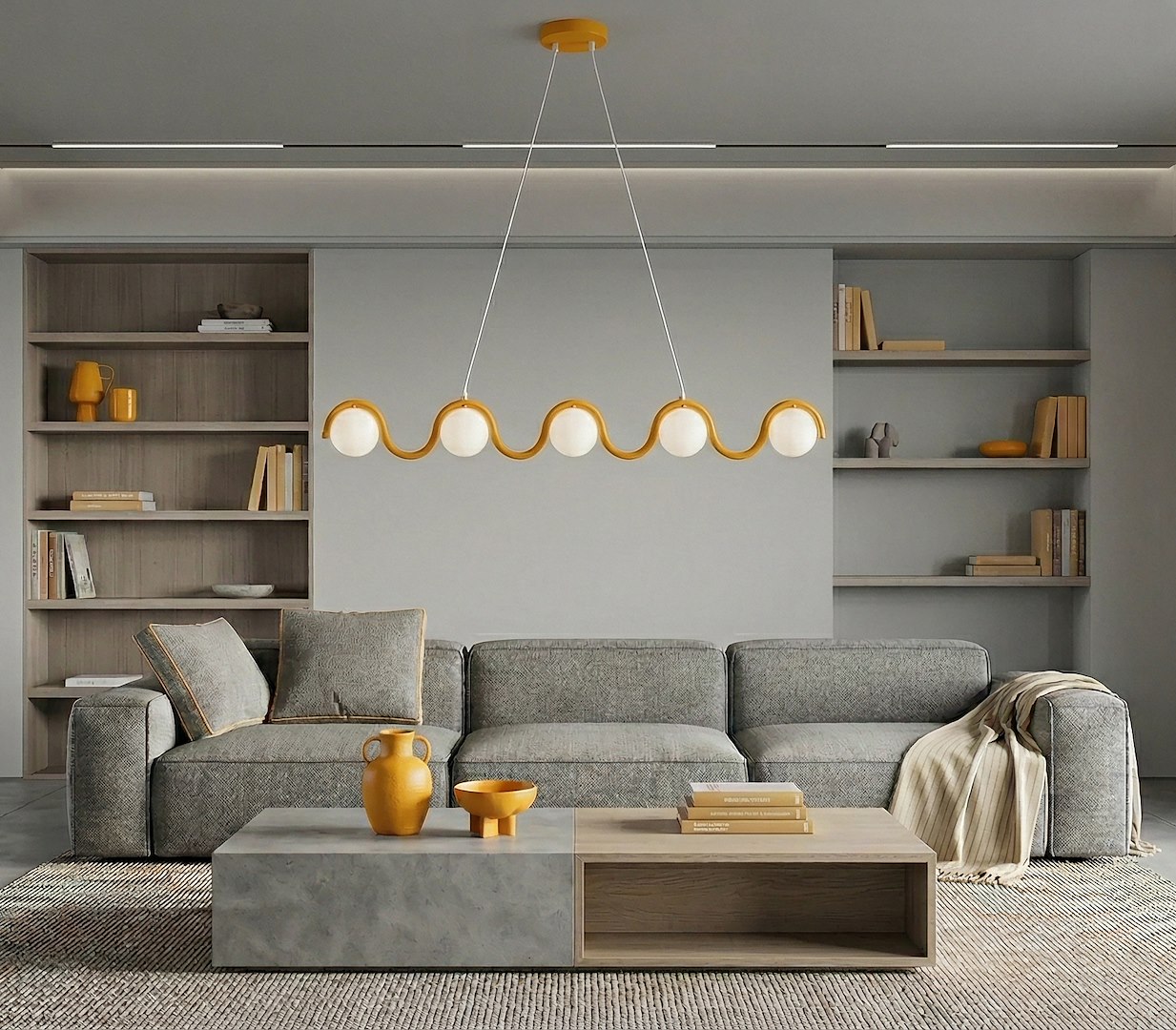 Hanglamp Tasonte Oranje Ø10 cm - Afbeelding 6