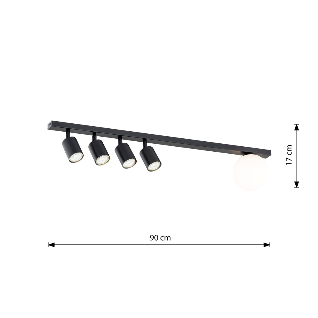 Plafondlamp Slummar Zwart Ø14 cm - Afbeelding 7