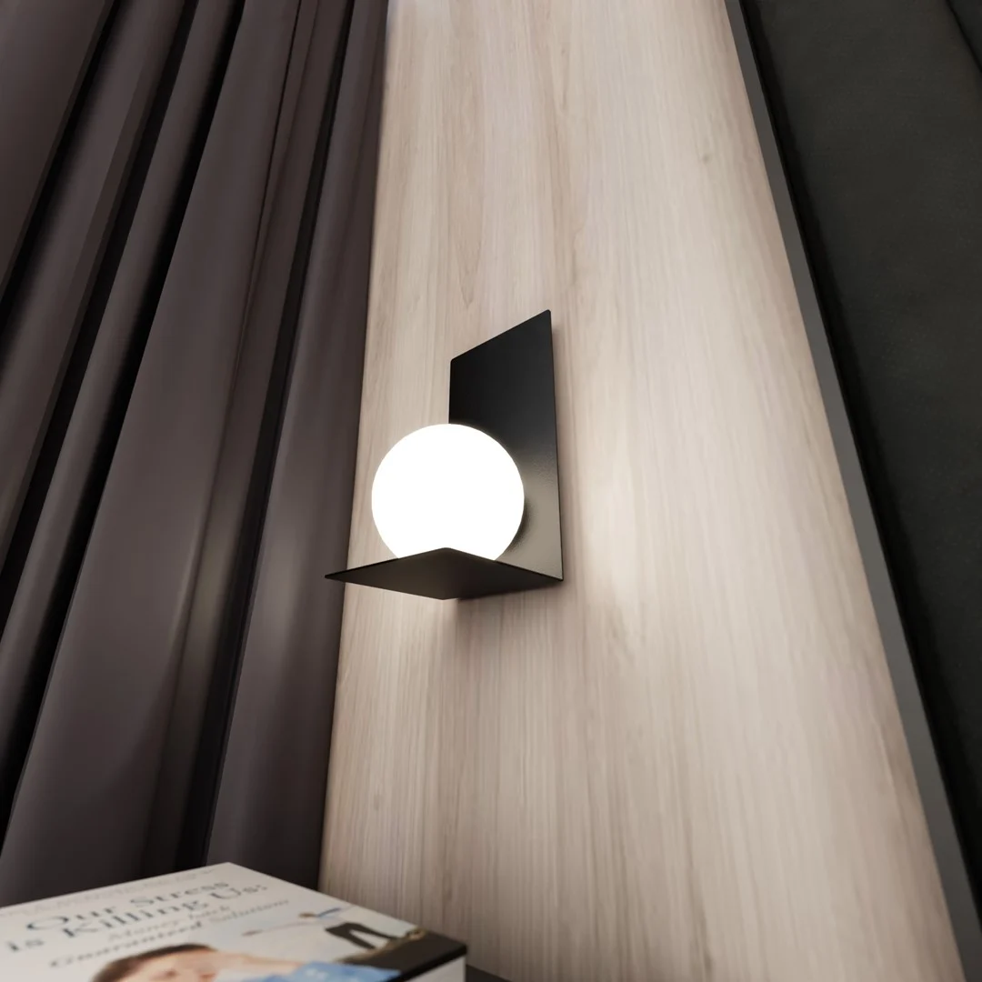 Wandlamp Fauntino Zwart Ø14 cm - Afbeelding 7