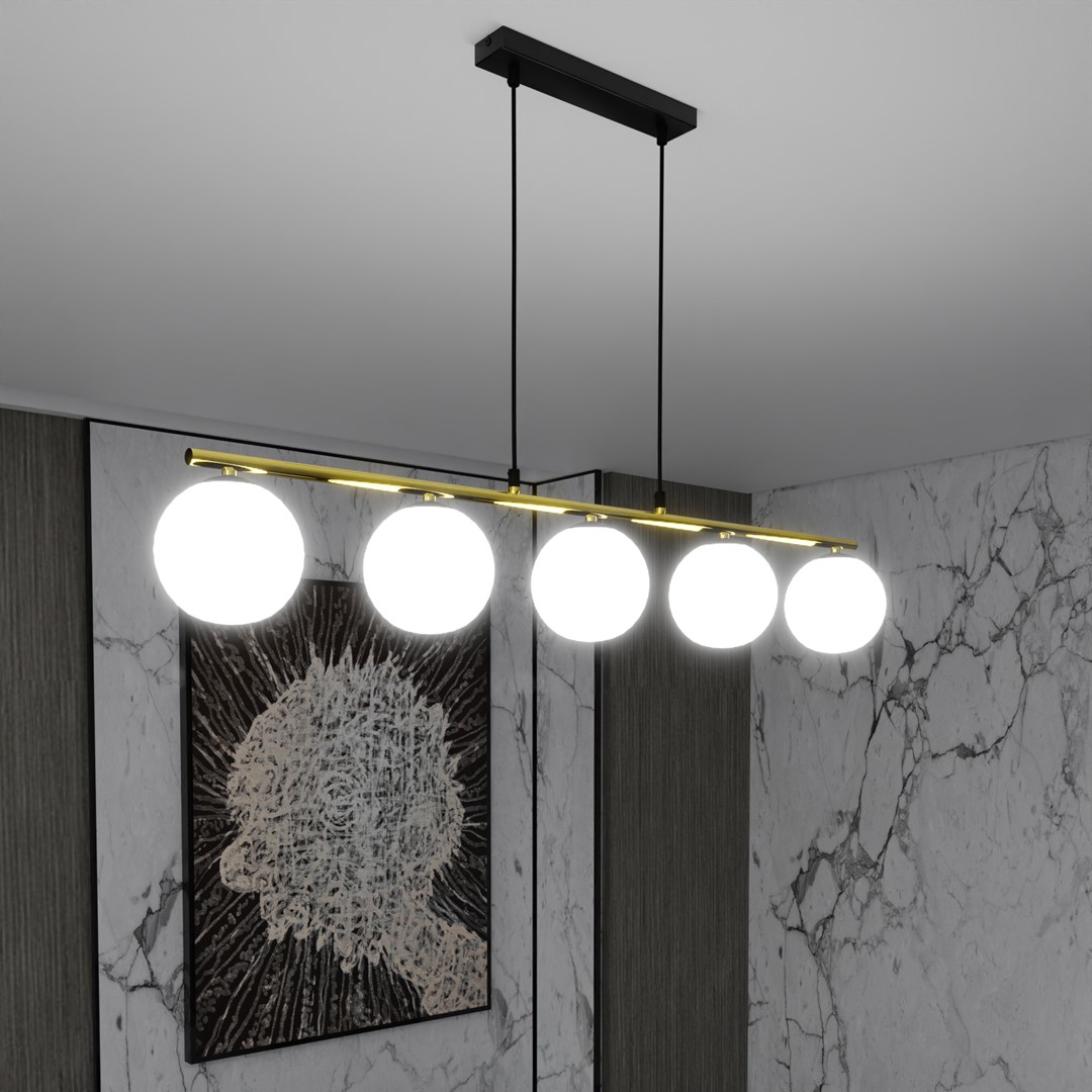 Hanglamp Gauloro Zwart Ø14 cm - Afbeelding 8