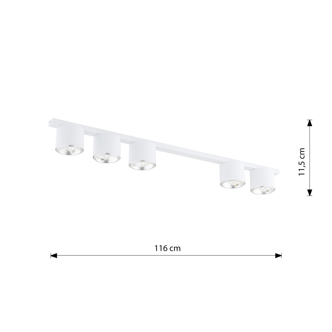 Plafondlamp Sliesona Wit - Afbeelding 9