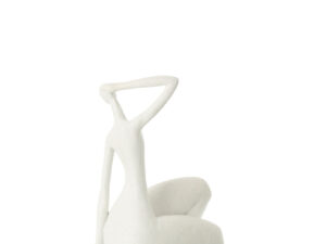 Decoratie Gaurmane Polyresin Wit