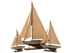 Modelschip Niernik Hout Bruin