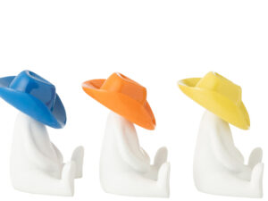 Beeld Suten Polyresin Meerkleurig H18,5 cm - Set van 3