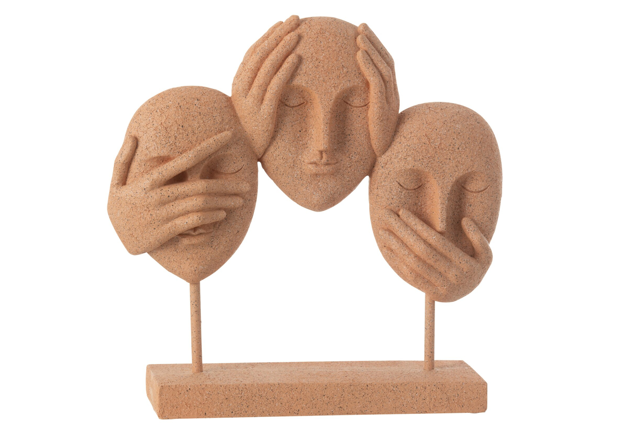 Beeld Proommang Steen Oranje H29,5 cm - Afbeelding 2