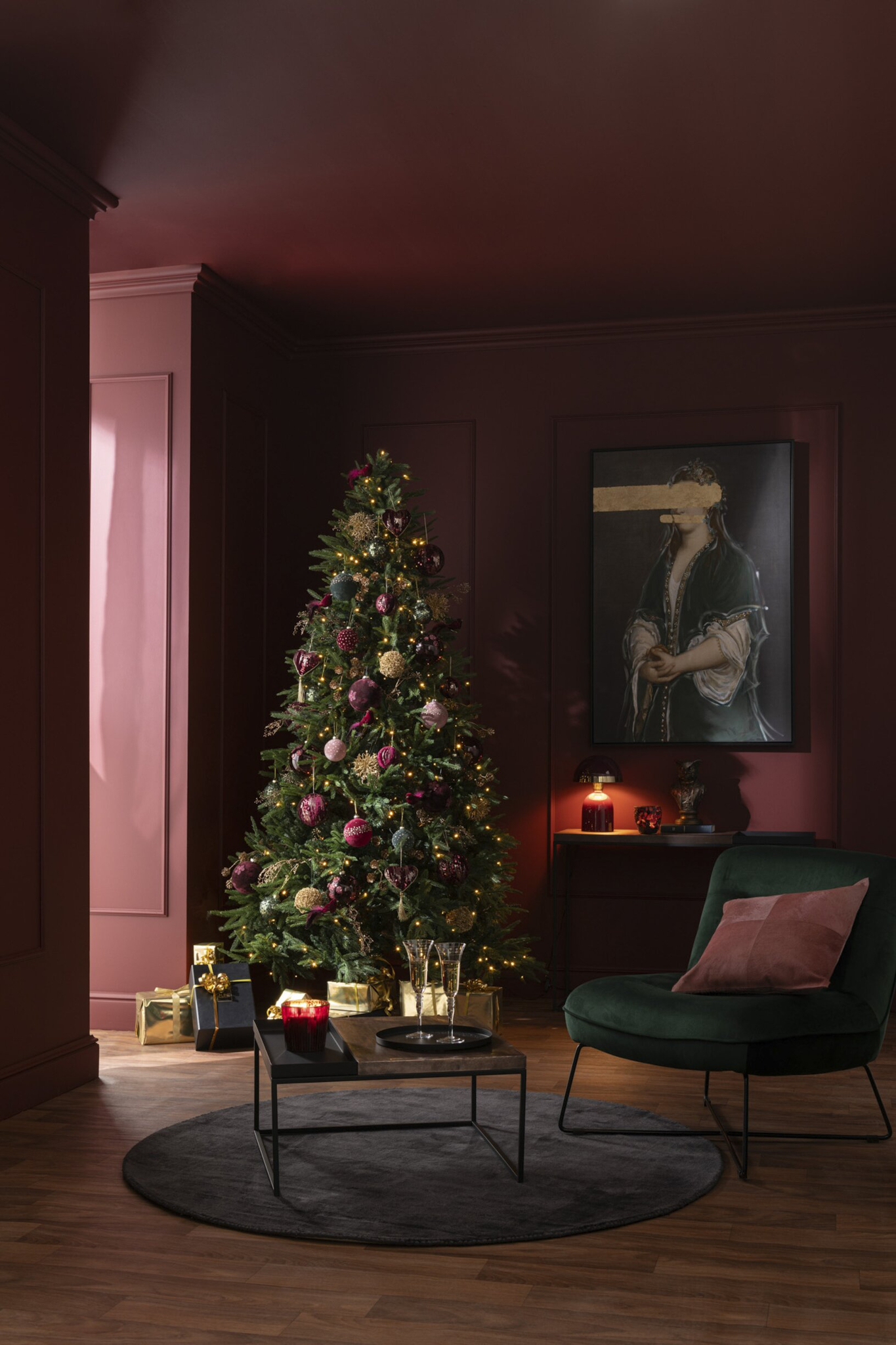 Kerstboom Kikas Pvc Groen H225 cm - Afbeelding 2