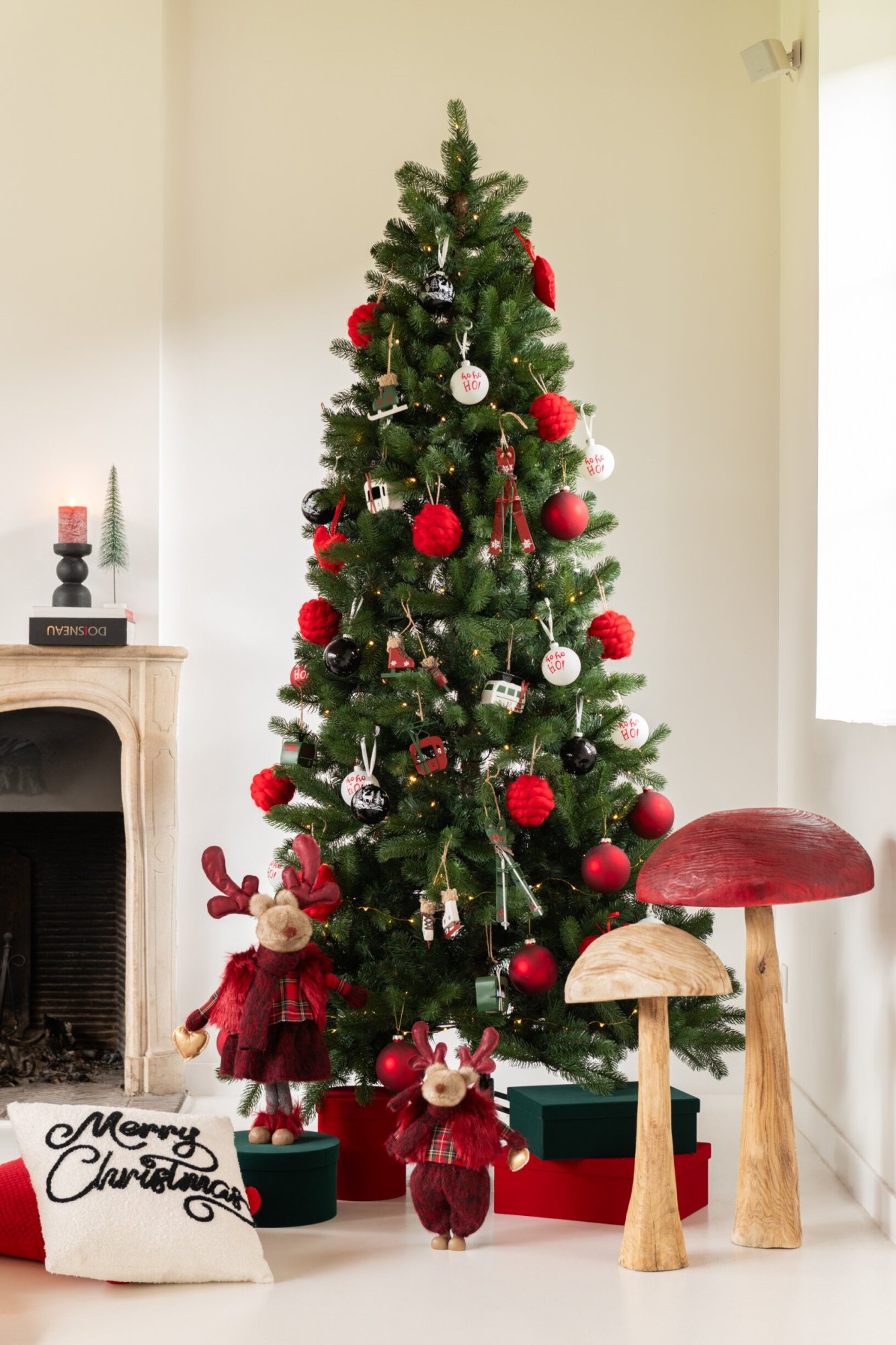 Kerstboom Kikas Pvc Groen H225 cm - Afbeelding 3