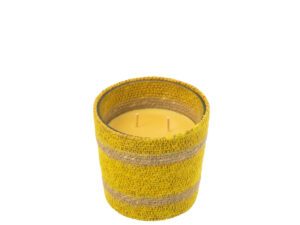 Geurkaars Kleiran Glas Geel