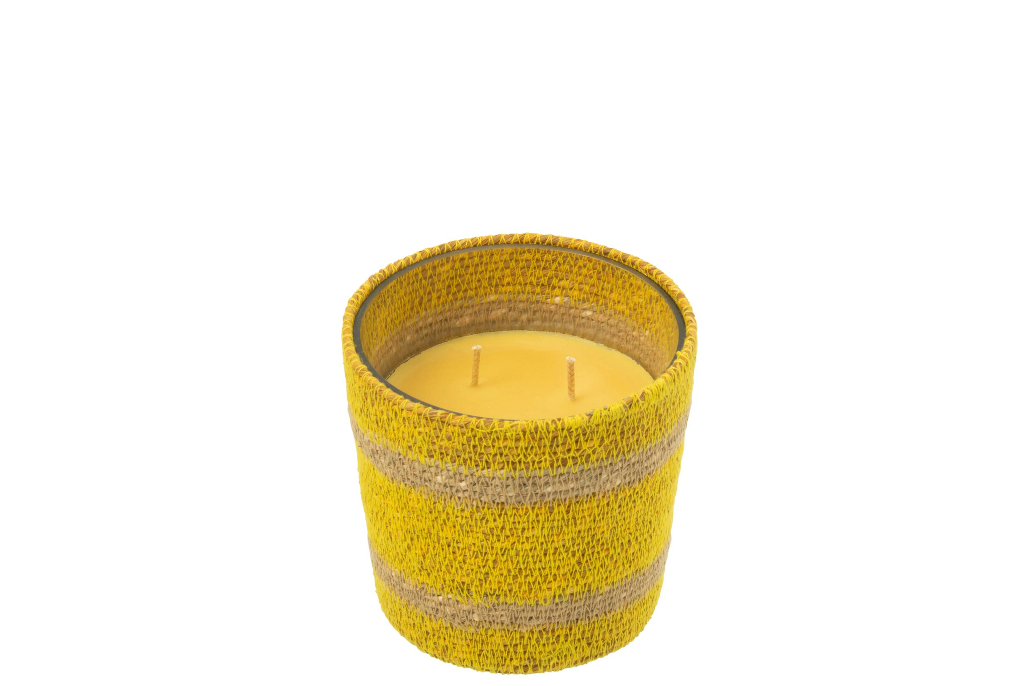 Geurkaars Kleiran Glas Geel