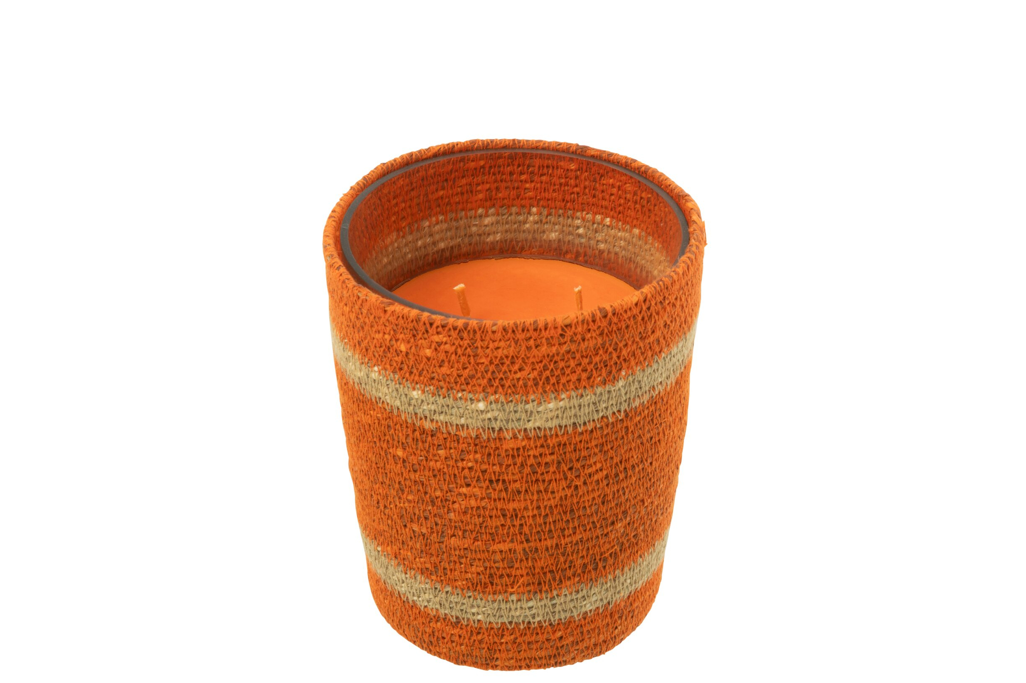 Geurkaars Trygve Glas Oranje