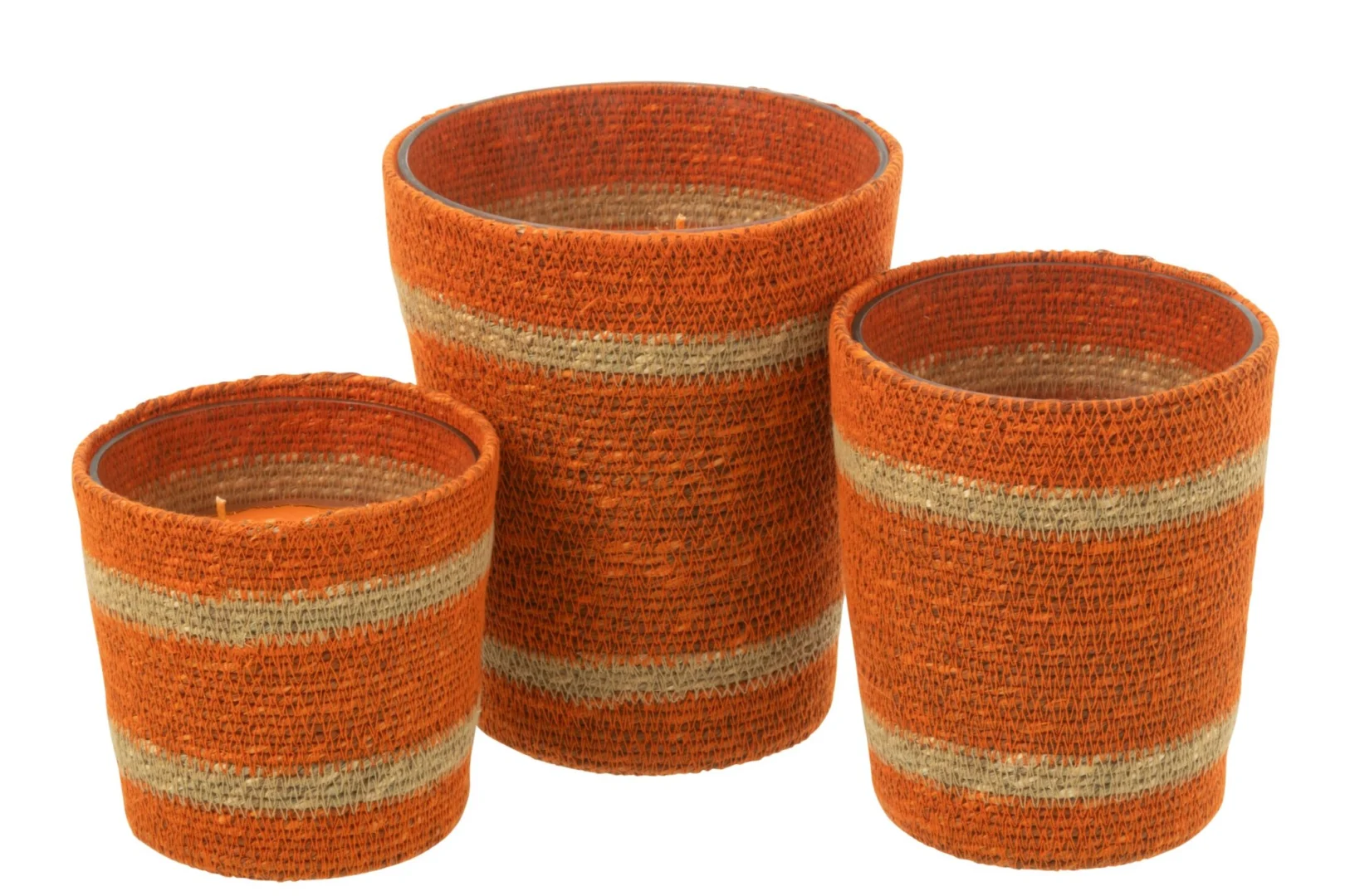 Geurkaars Sloovak Glas Oranje - Afbeelding 2