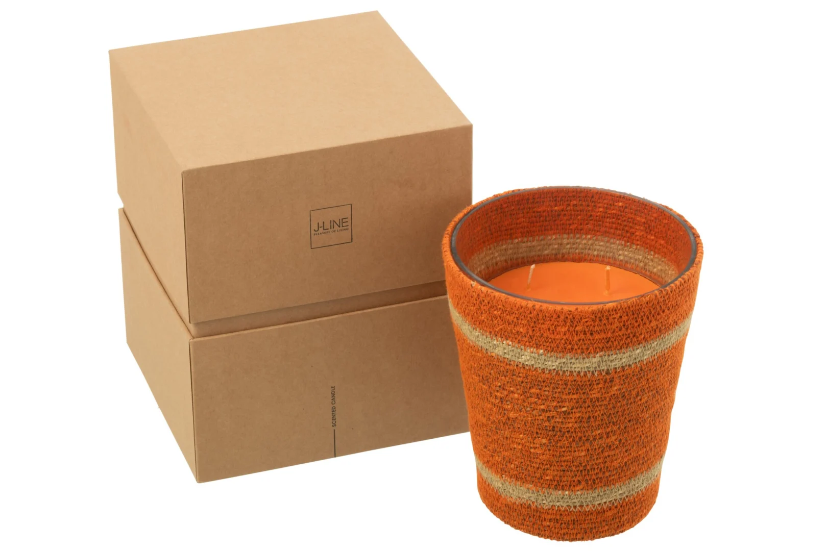 Geurkaars Sloovak Glas Oranje - Afbeelding 4