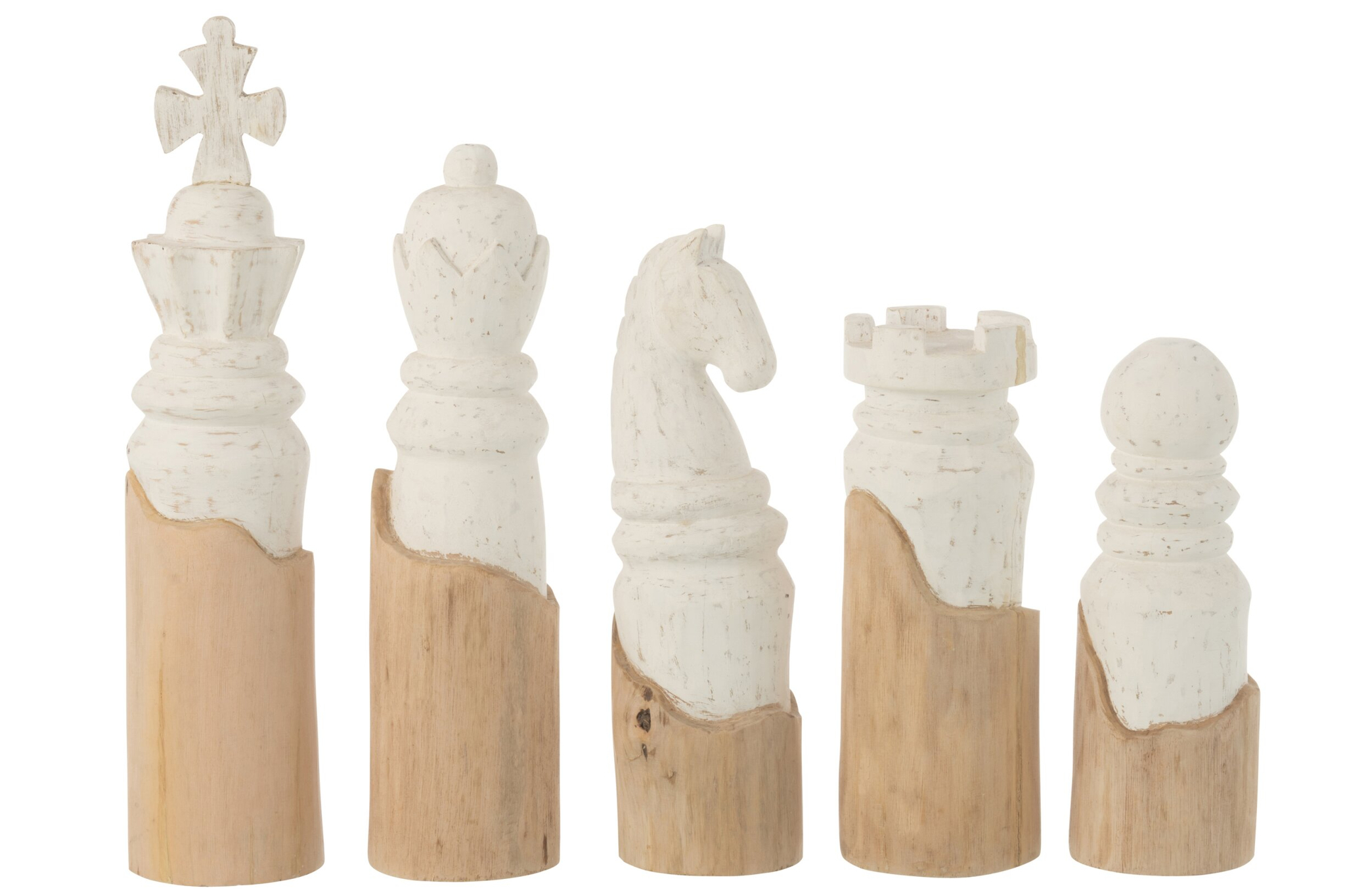Woonaccessoire Malvu Mangohout Meerkleurig - Set van 5