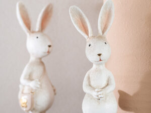Decoratiefiguur Skeiraro Steen Meerkleurig - Set van 3
