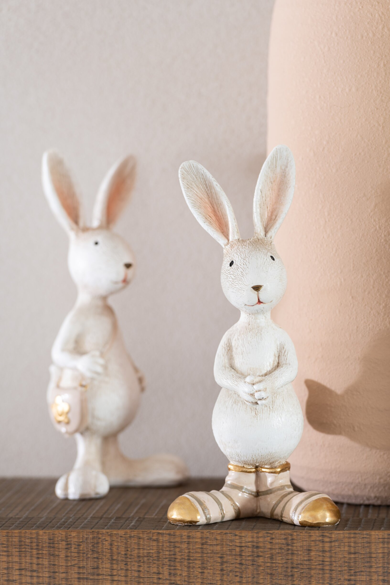 Decoratiefiguur Skeiraro Steen Meerkleurig - Set van 3