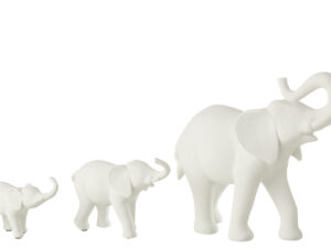 Decoratiefiguur Sketir Steen Wit H31,5 cm