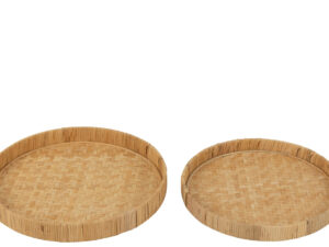 Bord Trevio Bamboe Naturel - Set van 2