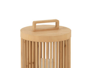 Cilinderlamp Naaltin Hout