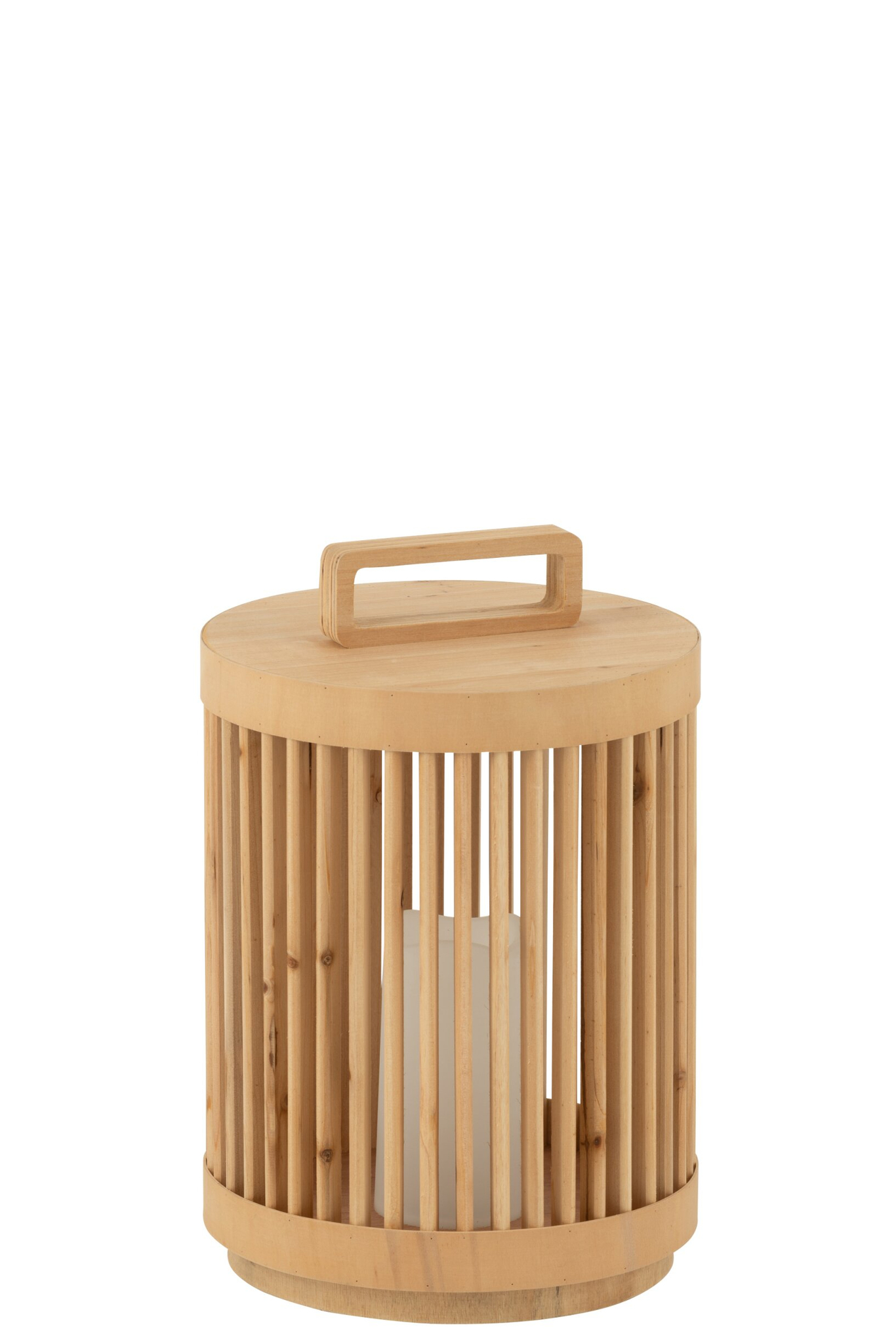 Cilinderlamp Naaltin Hout