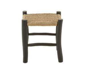 Kruk Skaunsek Teak Zwart
