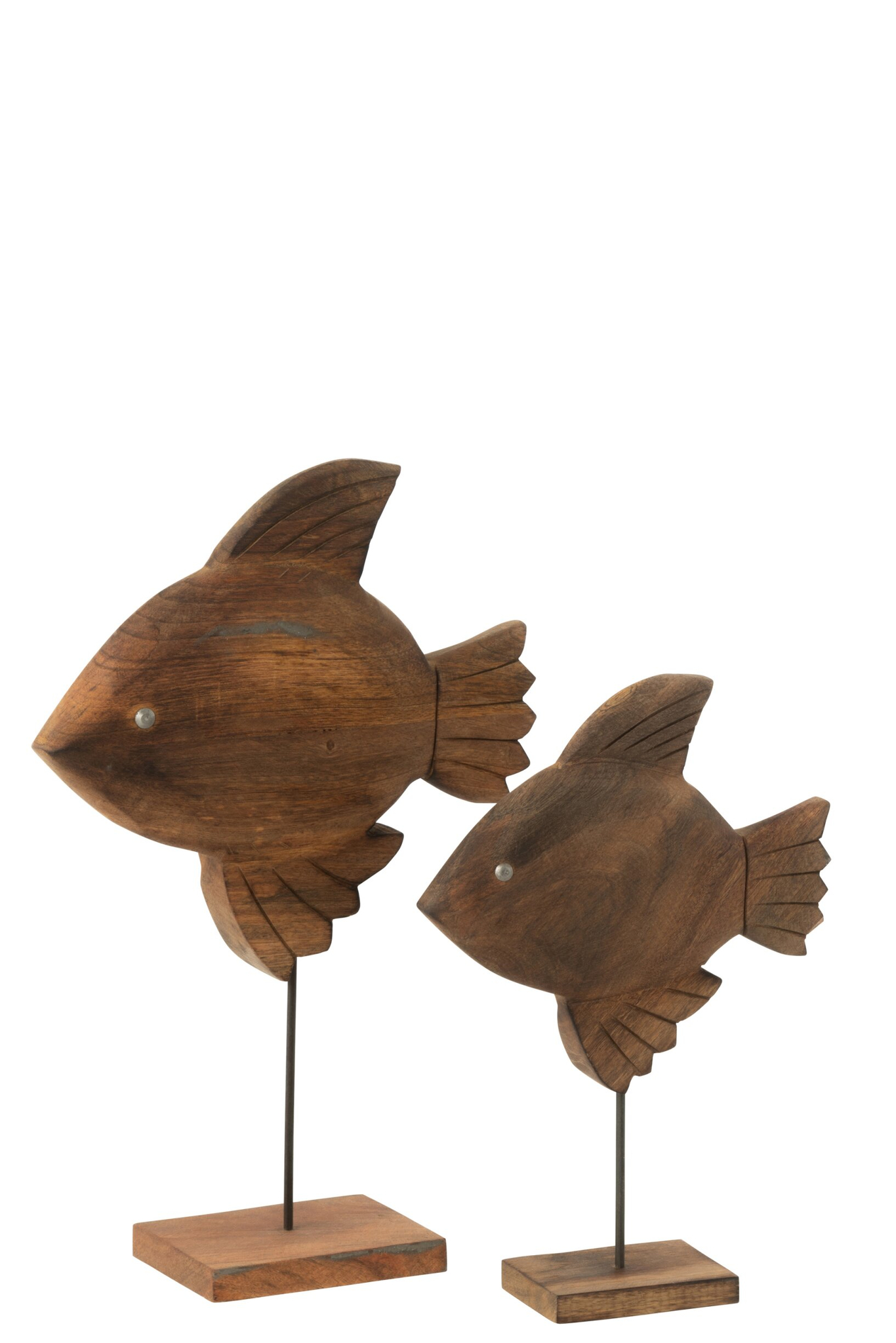 Decoratiefiguur Flirnun Mangohout Bruin H40 cm