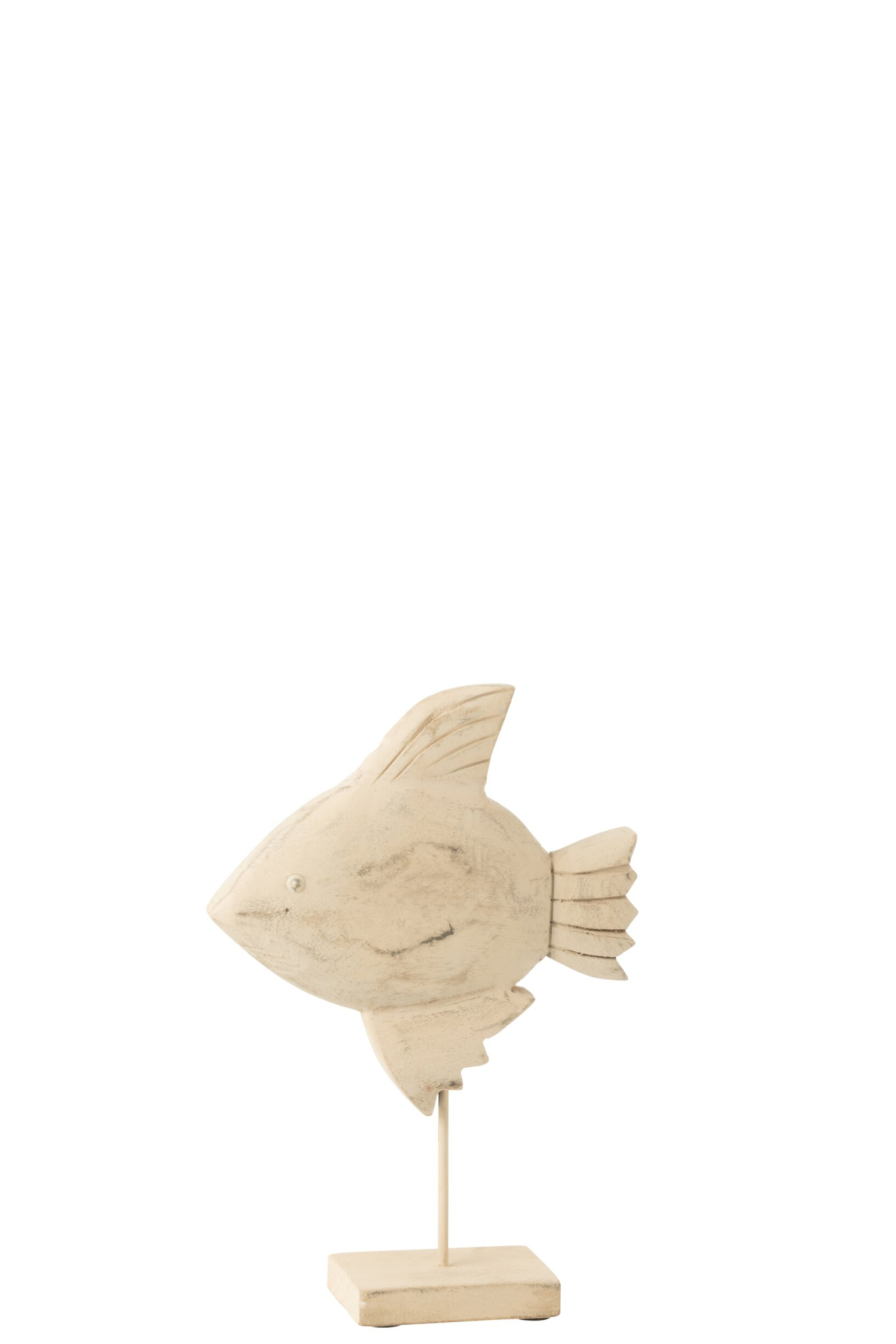 Decoratiefiguur Caullek Mangohout Naturel H31 cm