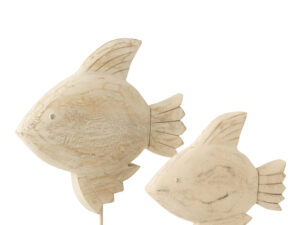Decoratiefiguur Imatra Mangohout Naturel H40 cm