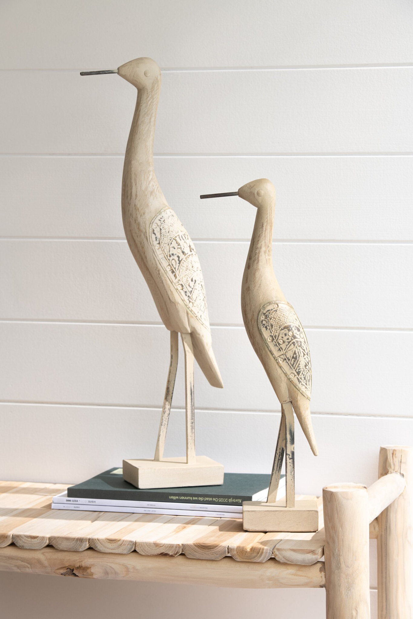 Decoratiefiguur Skauri Mangohout Naturel H48 cm