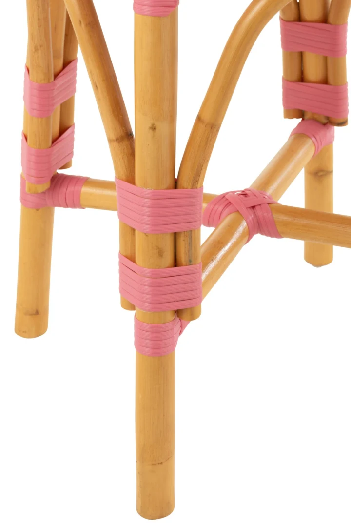 Kruk Mientane Rotan Roze - Afbeelding 2