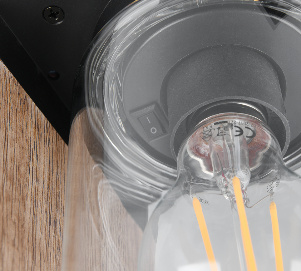 Buitenlamp Tedy Transparant - Set van 3 - Afbeelding 2