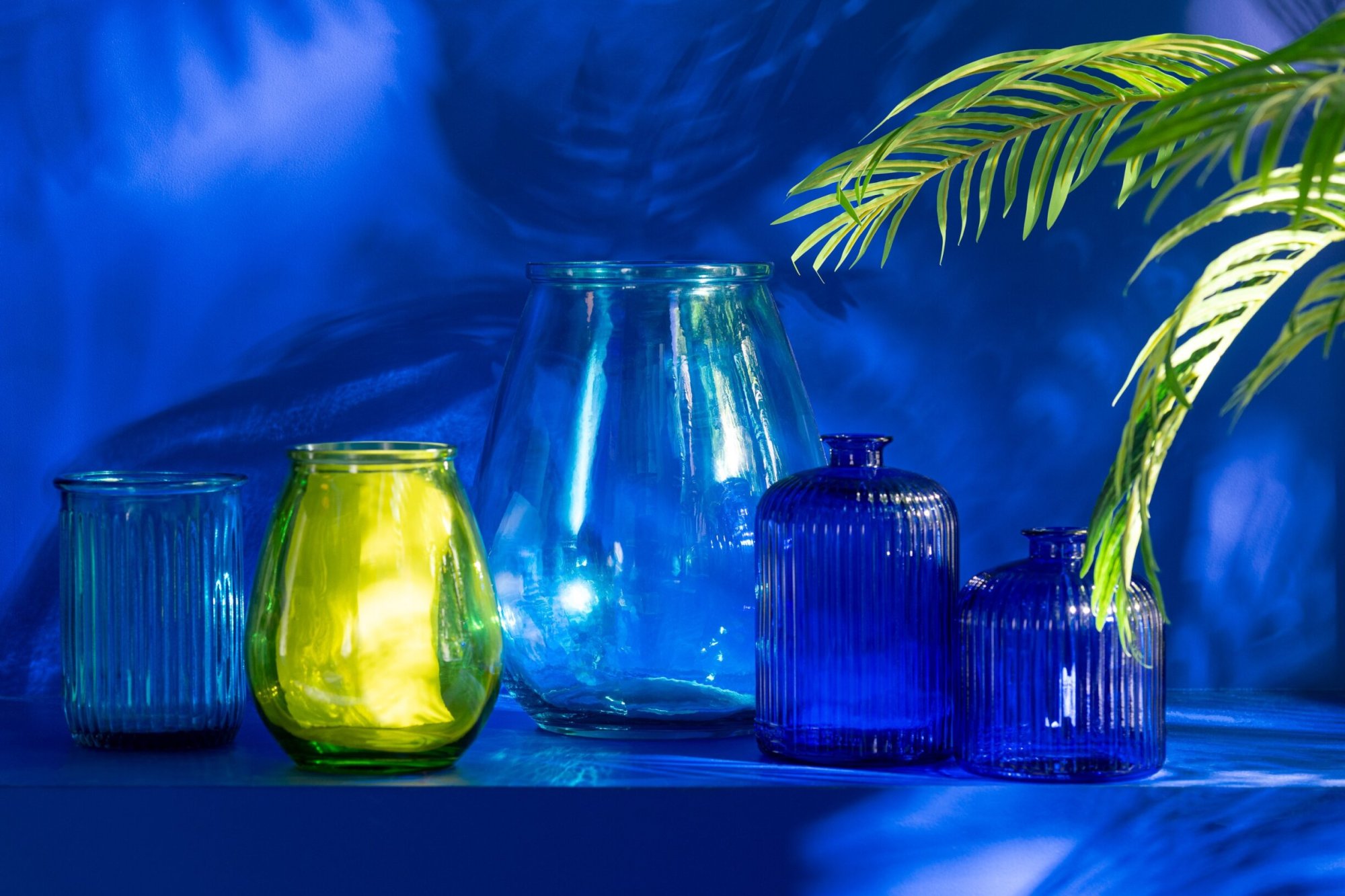 Vaas Broossund Glas Blauw H20 cm