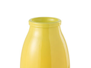 Vaas Klaurrin Glas Geel H28 cm