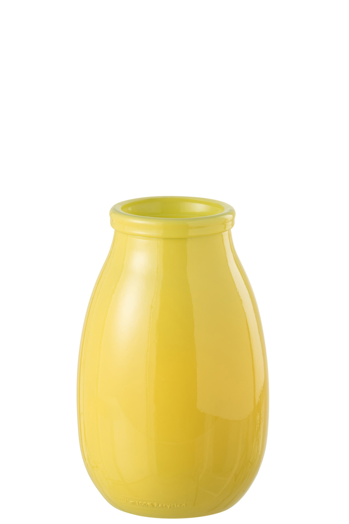 Vaas Klaurrin Glas Geel H28 cm