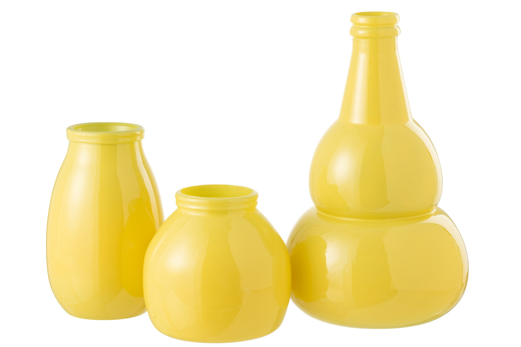 Vaas Klallello Glas Geel H45 cm