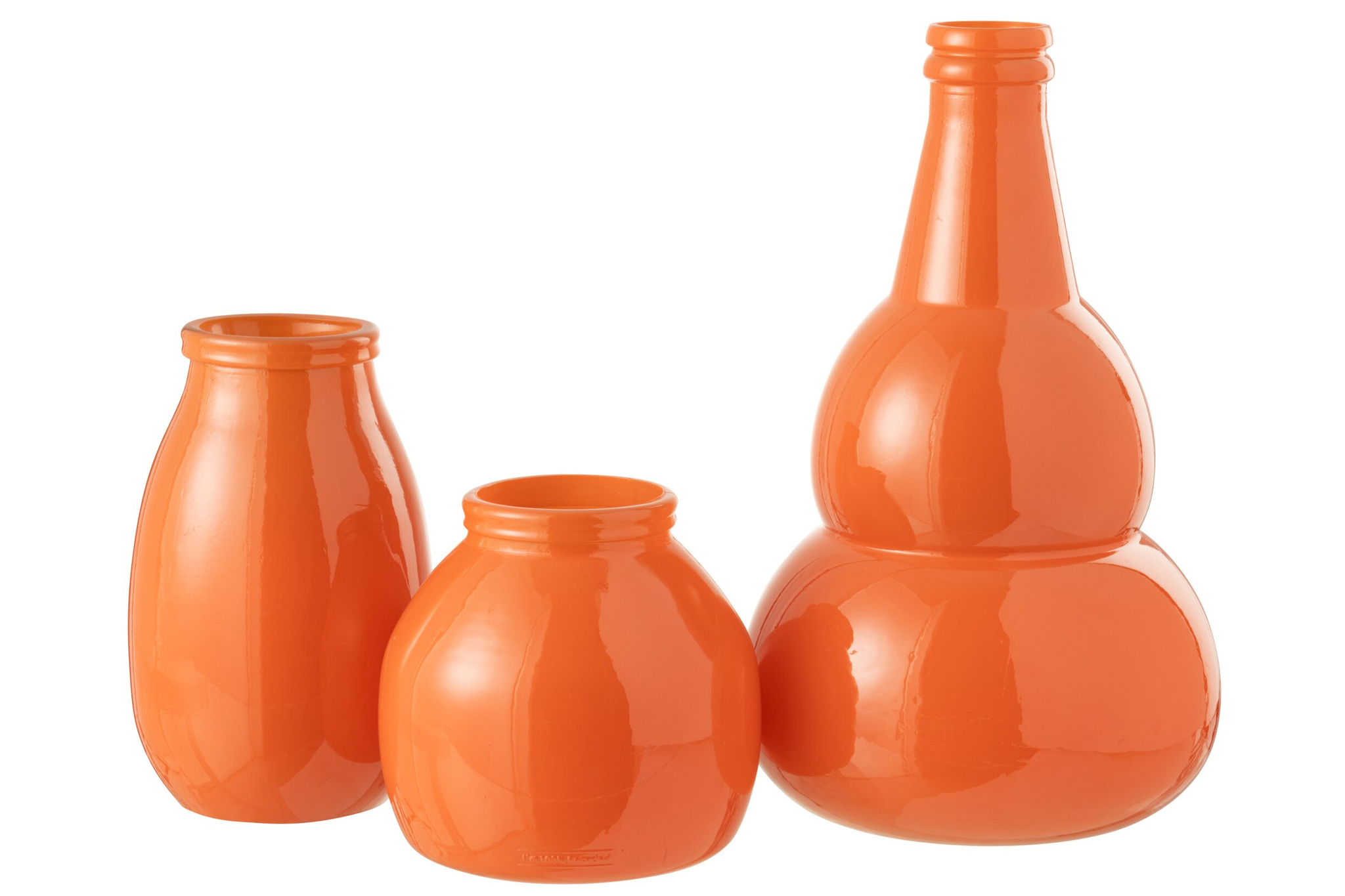 Vaas Tetira Glas Oranje H45 cm