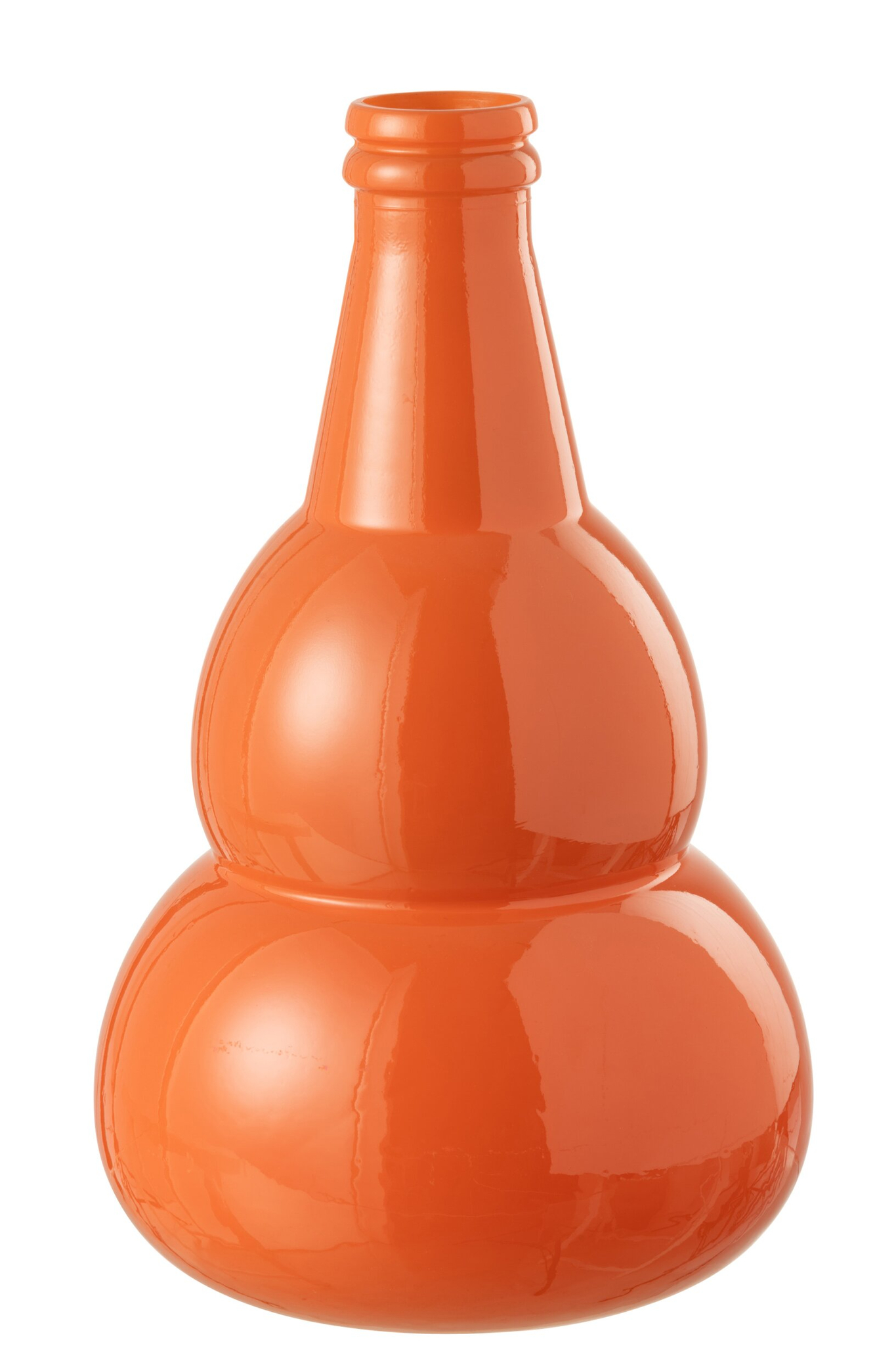 Vaas Tetira Glas Oranje H45 cm - Afbeelding 3