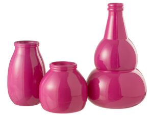 Vaas Ceetone Glas Roze H45 cm