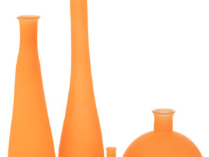 Vaas Jasin Glas Oranje H100 cm