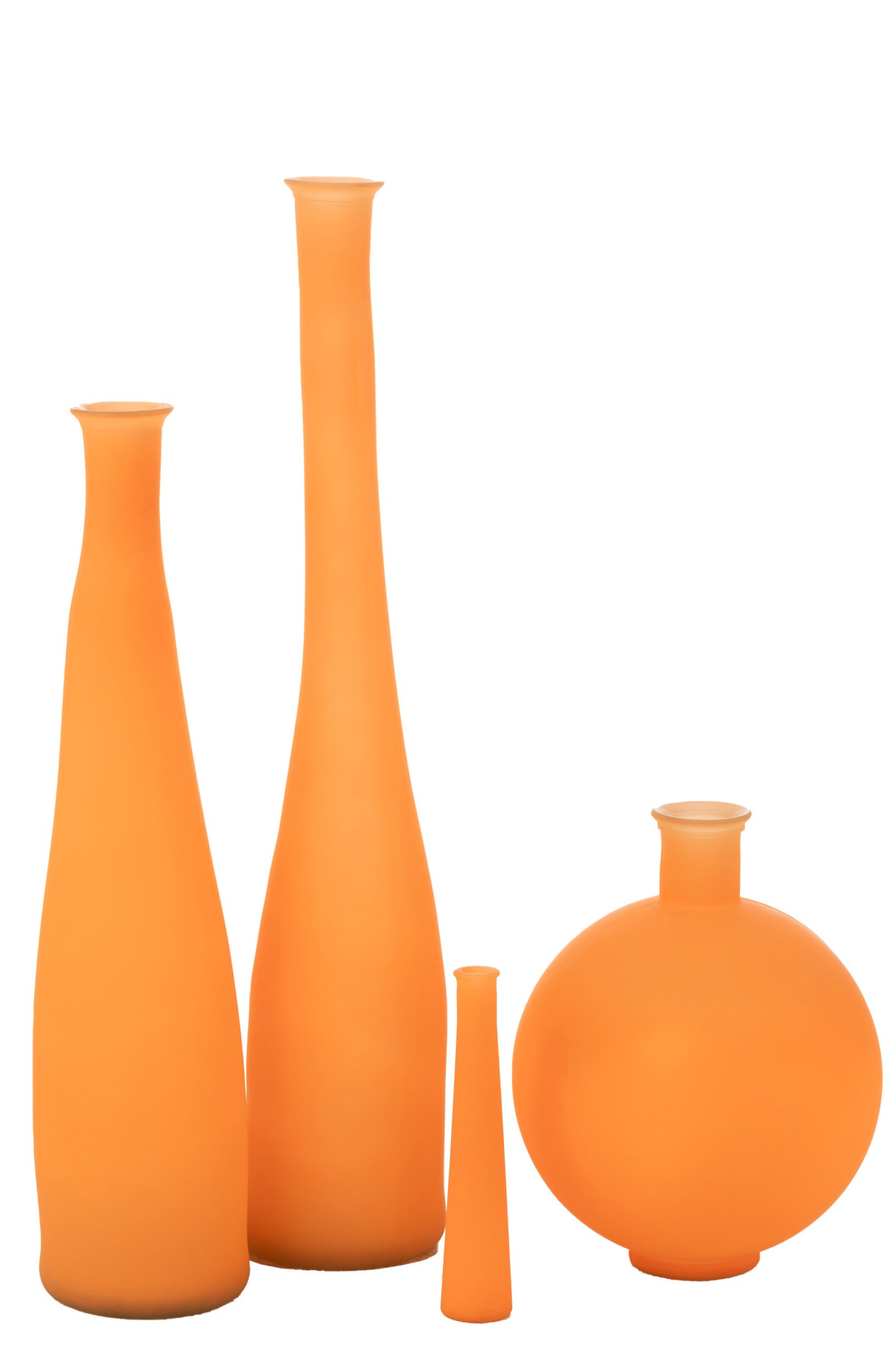 Vaas Jasin Glas Oranje H100 cm