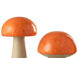 Decoratiefiguur Mauny Oranje H38 cm - Set van 2