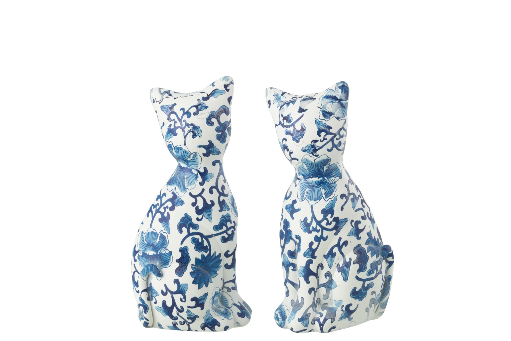 Beeld Luna Polyresin Meerkleurig H22 cm - Set van 2 - Afbeelding 2