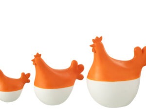 Decoratie Laades Polyresin Meerkleurig - Set van 3
