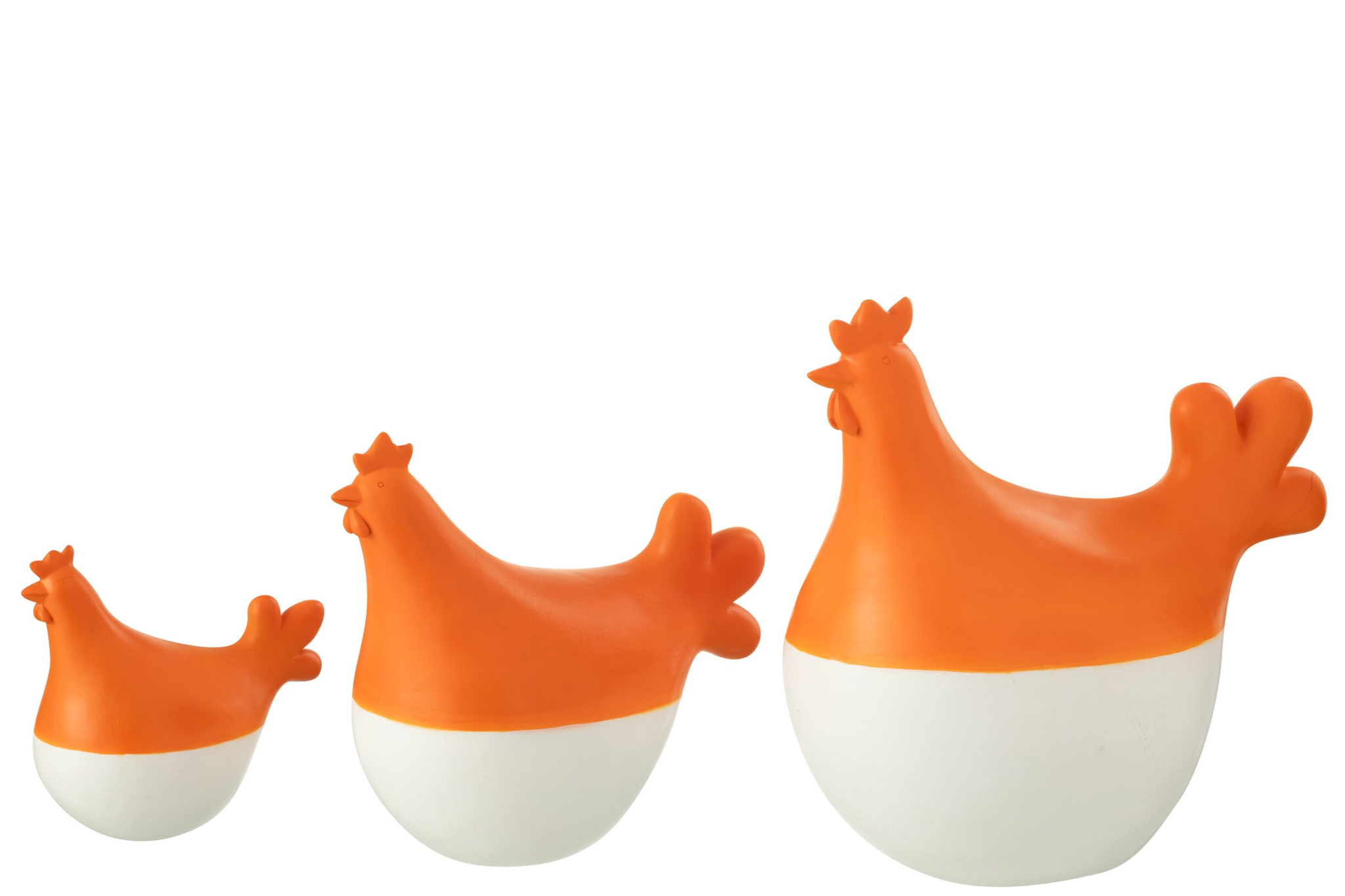 Decoratie Laades Polyresin Meerkleurig - Set van 3