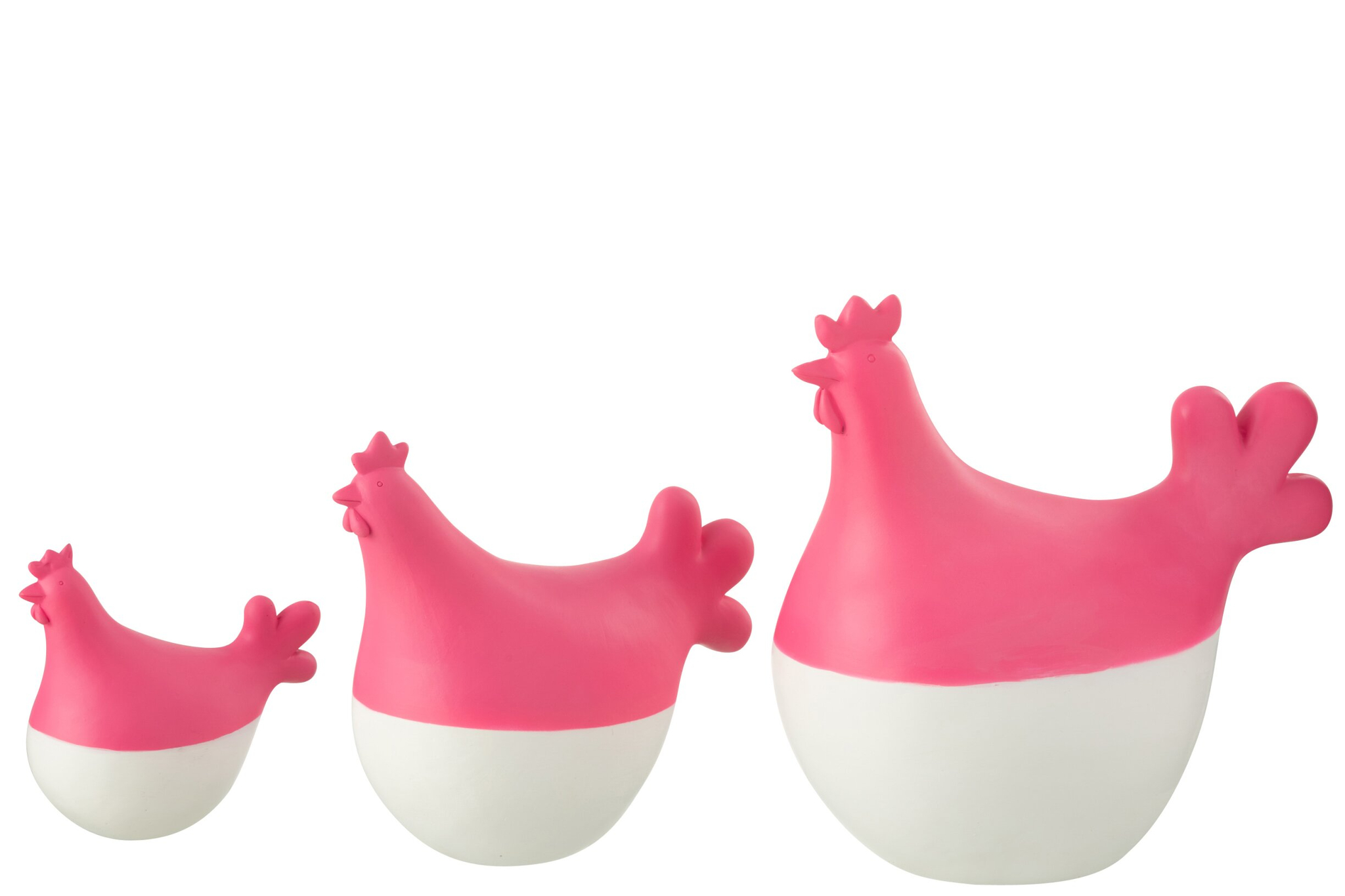 Decoratie Heirronte Polyresin Meerkleurig - Set van 3