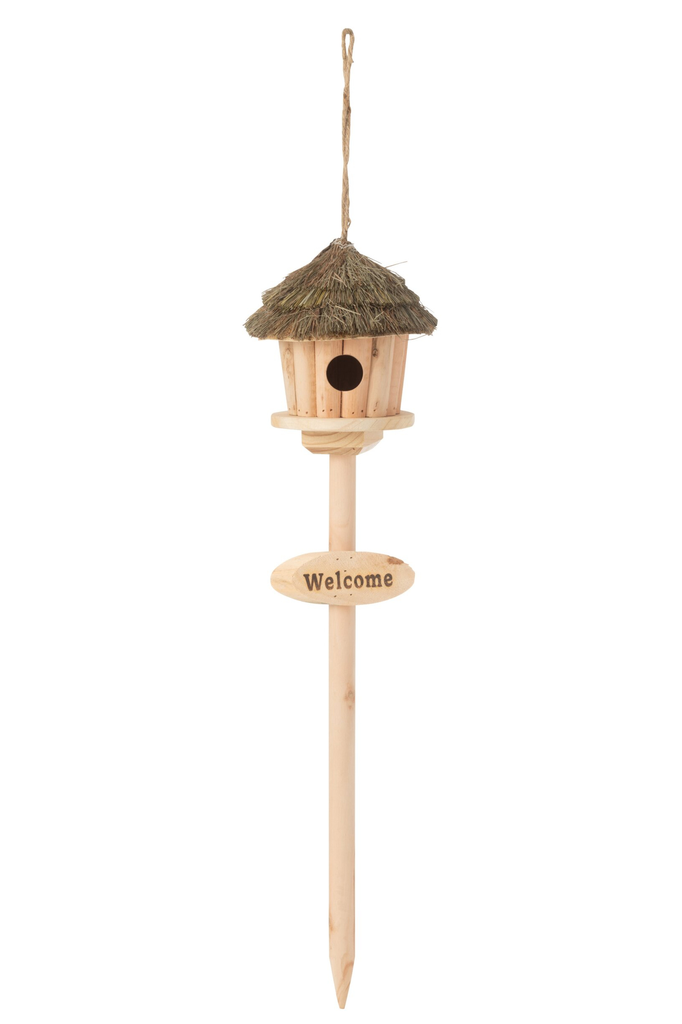 Vogelhuisje Fistos Hout Naturel - Afbeelding 2