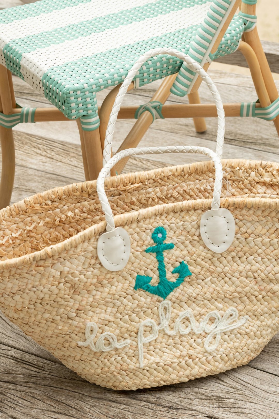 Tas Beentun Naturel - Set van 2 - Afbeelding 2