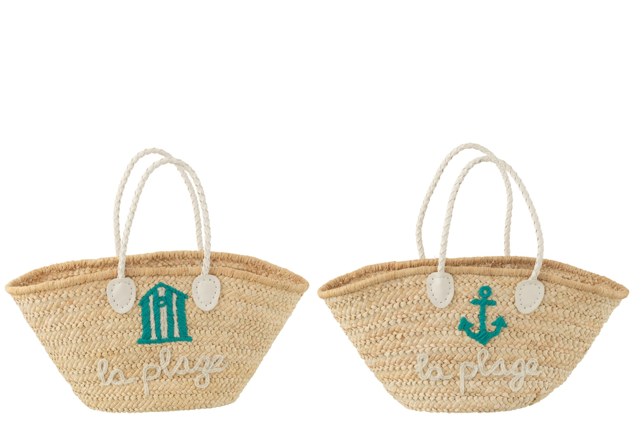 Tas Beentun Naturel - Set van 2 - Afbeelding 3